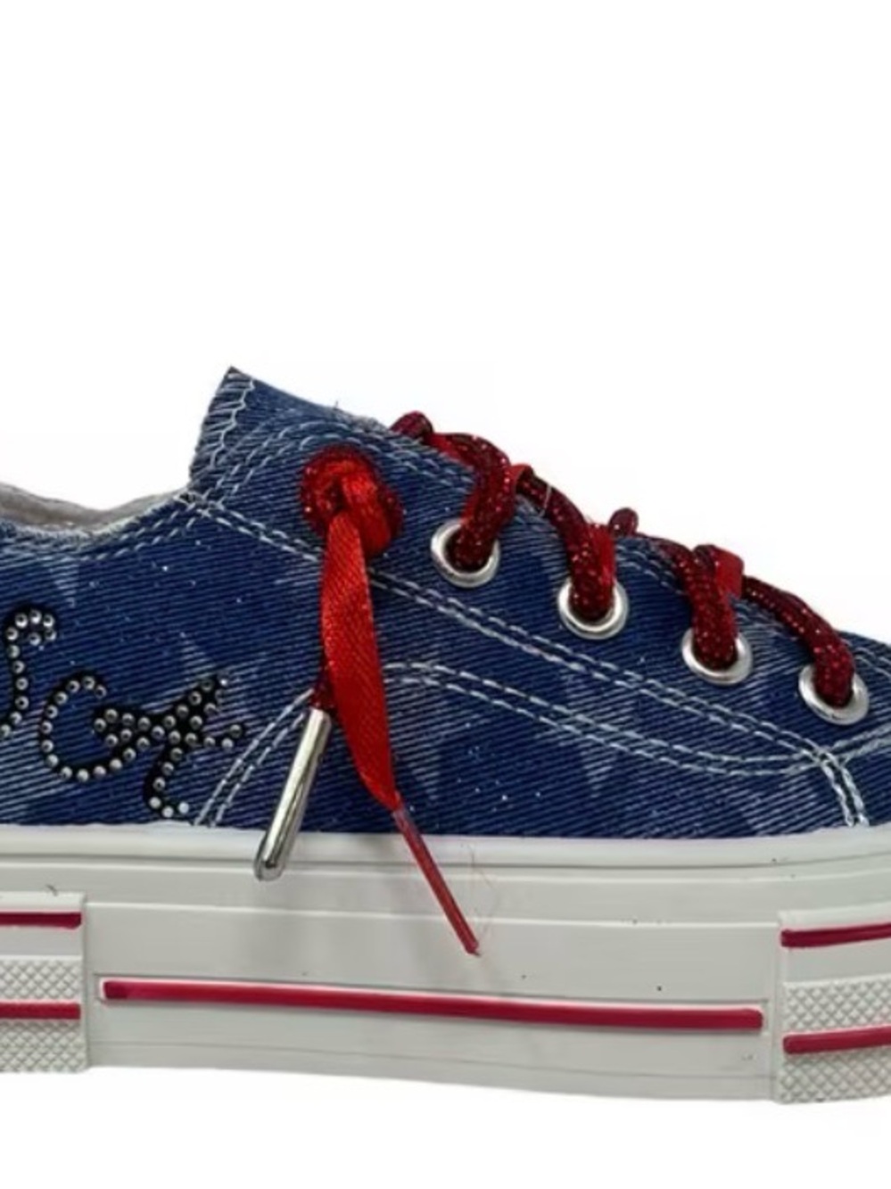 Very G Denim USA Sneakers size 7.5 Worn Once! - Picture 3 of 6